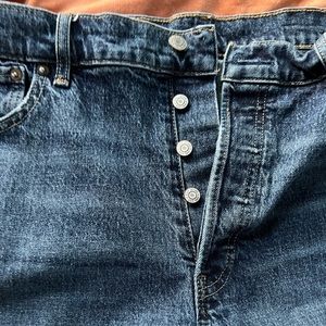 Gap High rise cheeky straight jeans